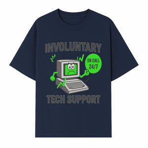 Involuntary Tech Support T-Shirt | 24/7 On Call Computer Help Funny Graphic Tee - T-shirt 1758004734065.jpg