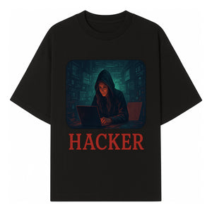 Hacker Themed Digital Art Print - Cybersecurity Artwork for Tech Enthusiasts, Gamer Decor, Modern Wall Art - T-shirt 1758004737616.jpg