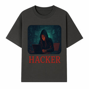 Hacker Themed Digital Art Print - Cybersecurity Artwork for Tech Enthusiasts, Gamer Decor, Modern Wall Art - T-shirt 1758004737786.jpg