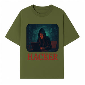 Hacker Themed Digital Art Print - Cybersecurity Artwork for Tech Enthusiasts, Gamer Decor, Modern Wall Art - T-shirt 1758004737955.jpg