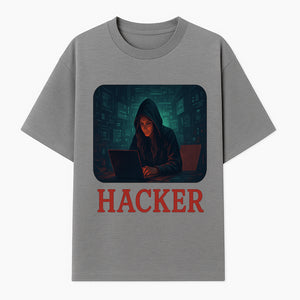 Hacker Themed Digital Art Print - Cybersecurity Artwork for Tech Enthusiasts, Gamer Decor, Modern Wall Art - T-shirt 1758004738125.jpg
