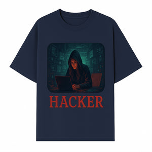 Hacker Themed Digital Art Print - Cybersecurity Artwork for Tech Enthusiasts, Gamer Decor, Modern Wall Art - T-shirt 1758004738819.jpg