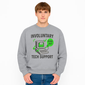 Involuntary Tech Support T-Shirt | 24/7 On Call Computer Help Funny Graphic Tee - Sweatshirt 1758004739088.jpg