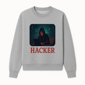 Hacker Themed Digital Art Print - Cybersecurity Artwork for Tech Enthusiasts, Gamer Decor, Modern Wall Art - Sweatshirt 1758004740790.jpg