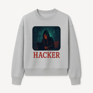 Hacker Themed Digital Art Print - Cybersecurity Artwork for Tech Enthusiasts, Gamer Decor, Modern Wall Art - Sweatshirt 1758004741415.jpg