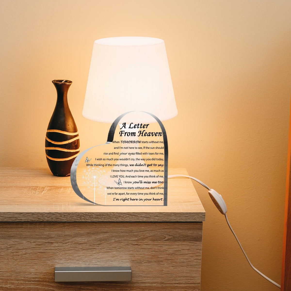 Sympathy Gifts   A Letter From Heaven  Memorial Gift For Loss Of Mother Father Husband Son Acrylic Heart Keepsakeremembrance Sympathy Gifts Grief Gifts 1758092429358.jpg