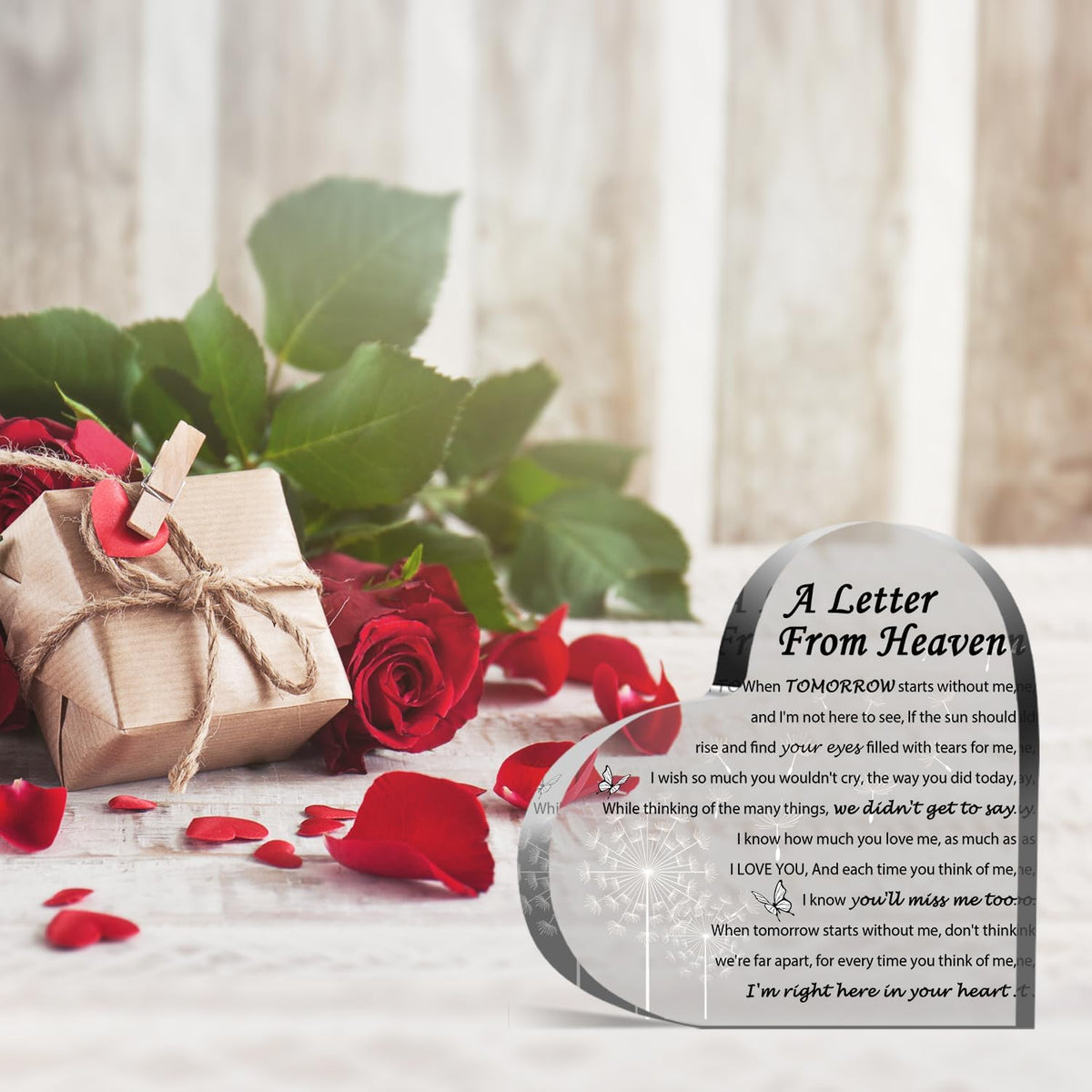Sympathy Gifts   A Letter From Heaven  Memorial Gift For Loss Of Mother Father Husband Son Acrylic Heart Keepsakeremembrance Sympathy Gifts Grief Gifts 1758092429366.jpg