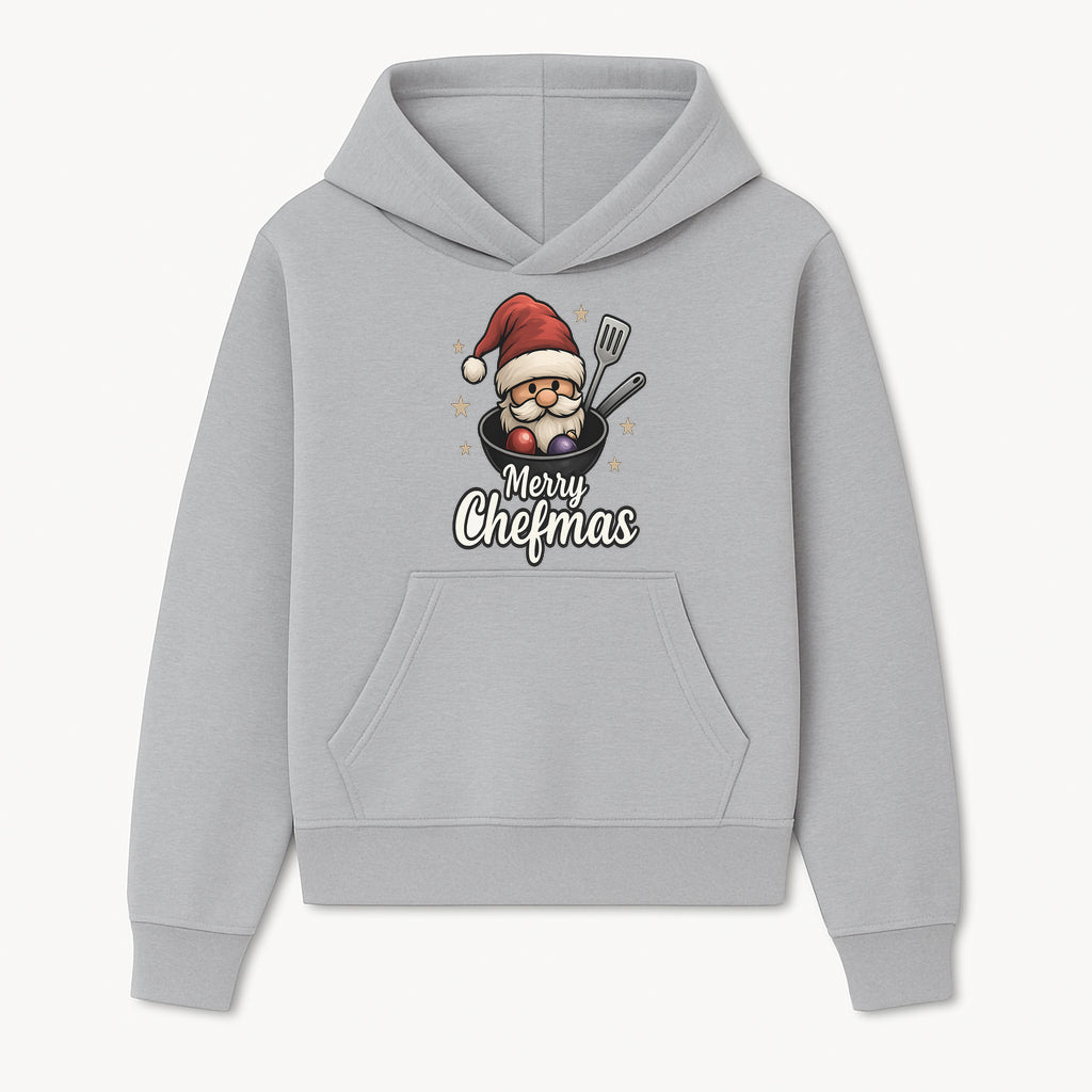 Merry Chefmas Santa Cook Design - Funny Christmas Holiday Chef Apron, T-shirt, or Kitchen Decor Gift Idea - Hoodie 1758181697909.jpg