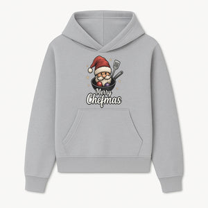 Merry Chefmas Santa Cook Design - Funny Christmas Holiday Chef Apron, T-shirt, or Kitchen Decor Gift Idea - Hoodie 1758181697909.jpg