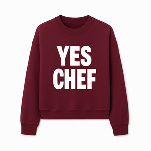 Yes Chef Wall Art - Motivational Kitchen Decor - Culinary Quote Print for Chefs and Food Lovers - Sweatshirt 1758181703221.jpg