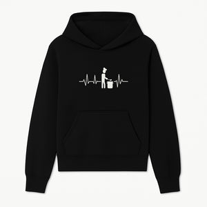 Chef Cooking Heartbeat Neon Sign | Kitchen D cor | Restaurant Wall Art | Foodie Gift | Cooking Passion Light - Hoodie 1758181706864.jpg