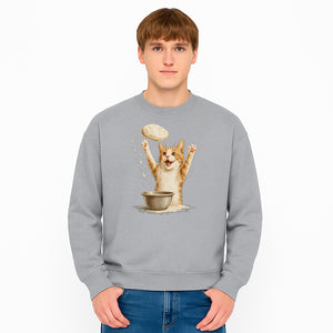 Funny Pizza Cat Graphic Tee, Pizza Puss T-Shirt, Cute Cat Lover Gift, Cat Cooking Apparel, Whimsical Pet Design, Unisex Shirt - Sweatshirt 1758181707226.jpg