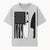 American Flag Kitchen Knife Set - Rustic Black and White Design with Forks, Ideal for Chefs and Patriotic Home Cooks - T-shirt 1758181707302.jpg