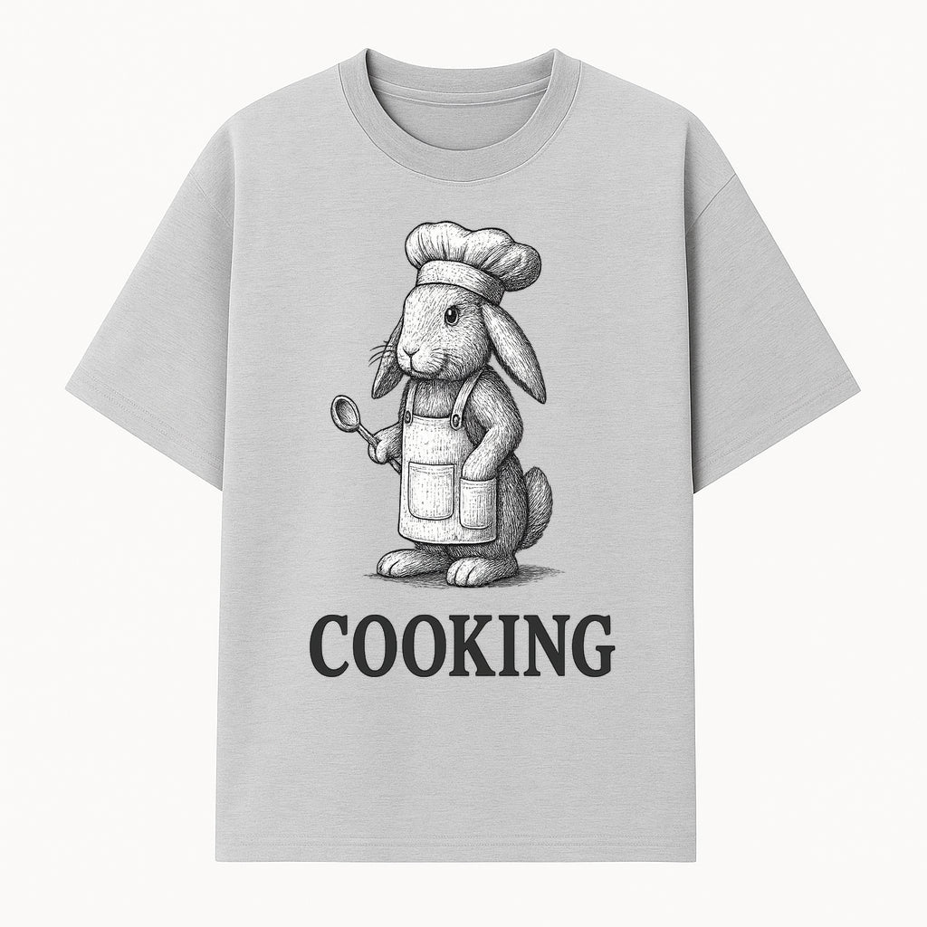 Chef Bunny Cooking Apron Design | Cute Rabbit Kitchen Decor | Baking Gift for Animal Lovers | Family Cooking Apron - T-shirt 1758181707466.jpg