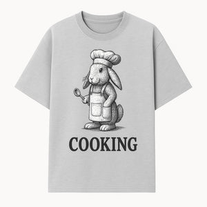 Chef Bunny Cooking Apron Design | Cute Rabbit Kitchen Decor | Baking Gift for Animal Lovers | Family Cooking Apron - T-shirt 1758181707466.jpg