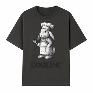Chef Bunny Cooking Apron Design | Cute Rabbit Kitchen Decor | Baking Gift for Animal Lovers | Family Cooking Apron - T-shirt 1758181707792.jpg