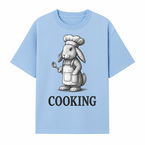 Chef Bunny Cooking Apron Design | Cute Rabbit Kitchen Decor | Baking Gift for Animal Lovers | Family Cooking Apron - T-shirt 1758181708311.jpg