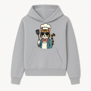 Cute Cat Chef with Sunglasses and Spatula, Funny Cooking Gift for Cat Lovers, Kitchen Decor, Chef Apparel, Pet-Themed Merchandise - Hoodie 1758181708349.jpg