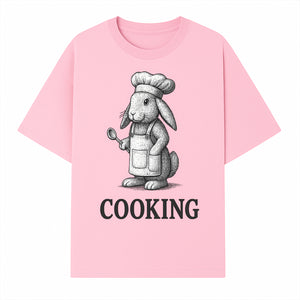 Chef Bunny Cooking Apron Design | Cute Rabbit Kitchen Decor | Baking Gift for Animal Lovers | Family Cooking Apron - T-shirt 1758181708445.jpg