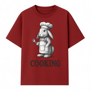 Chef Bunny Cooking Apron Design | Cute Rabbit Kitchen Decor | Baking Gift for Animal Lovers | Family Cooking Apron - T-shirt 1758181708621.jpg