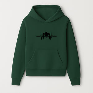 Chef Heartbeat Kitchen Decor | Spoon Fork Cooking Graphic Tee | Culinary Passion Gift for Chefs, Foodies, and Cooks - Hoodie 1758181708701.jpg