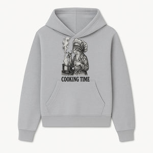 Cat Chef Cooking Time T-Shirt - Funny Cat Lover Gift, Culinary Humor, Kitchen Apparel for Animal Lovers, Unique Cooking Design - Hoodie 1758181708963.jpg