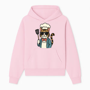Cute Cat Chef with Sunglasses and Spatula, Funny Cooking Gift for Cat Lovers, Kitchen Decor, Chef Apparel, Pet-Themed Merchandise - Hoodie 1758181709290.jpg