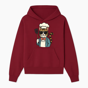 Cute Cat Chef with Sunglasses and Spatula, Funny Cooking Gift for Cat Lovers, Kitchen Decor, Chef Apparel, Pet-Themed Merchandise - Hoodie 1758181709430.jpg