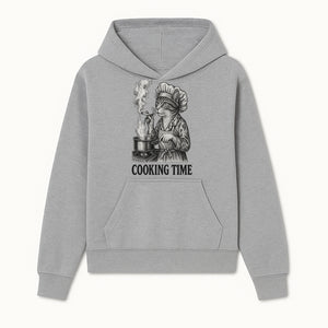 Cat Chef Cooking Time T-Shirt - Funny Cat Lover Gift, Culinary Humor, Kitchen Apparel for Animal Lovers, Unique Cooking Design - Hoodie 1758181709529.jpg