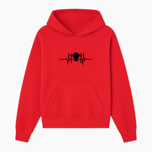 Chef Heartbeat Kitchen Decor | Spoon Fork Cooking Graphic Tee | Culinary Passion Gift for Chefs, Foodies, and Cooks - Hoodie 1758181709583.jpg