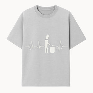 Chef Cooking Heartbeat Neon Sign | Kitchen D cor | Restaurant Wall Art | Foodie Gift | Cooking Passion Light - T-shirt 1758181709879.jpg