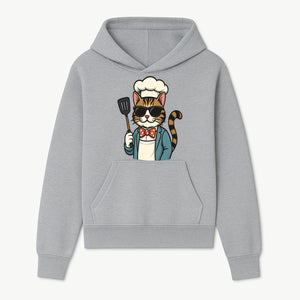 Cute Cat Chef with Sunglasses and Spatula, Funny Cooking Gift for Cat Lovers, Kitchen Decor, Chef Apparel, Pet-Themed Merchandise - Hoodie 1758181709913.jpg