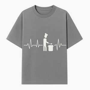 Chef Cooking Heartbeat Neon Sign | Kitchen D cor | Restaurant Wall Art | Foodie Gift | Cooking Passion Light - T-shirt 1758181710445.jpg