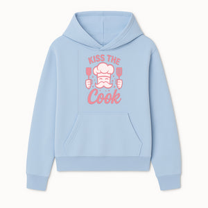 Kiss the Cook Chef Apron with Mustache Graphic - Fun Kitchen Gift for Home Cooks or BBQ Lovers - Hoodie 1758181710565.jpg
