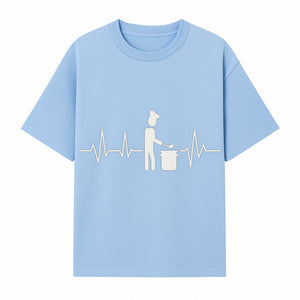 Chef Cooking Heartbeat Neon Sign | Kitchen D cor | Restaurant Wall Art | Foodie Gift | Cooking Passion Light - T-shirt 1758181710585.jpg