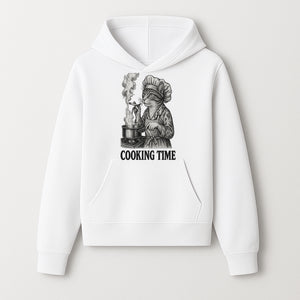 Cat Chef Cooking Time T-Shirt - Funny Cat Lover Gift, Culinary Humor, Kitchen Apparel for Animal Lovers, Unique Cooking Design - Hoodie 1758181710611.jpg