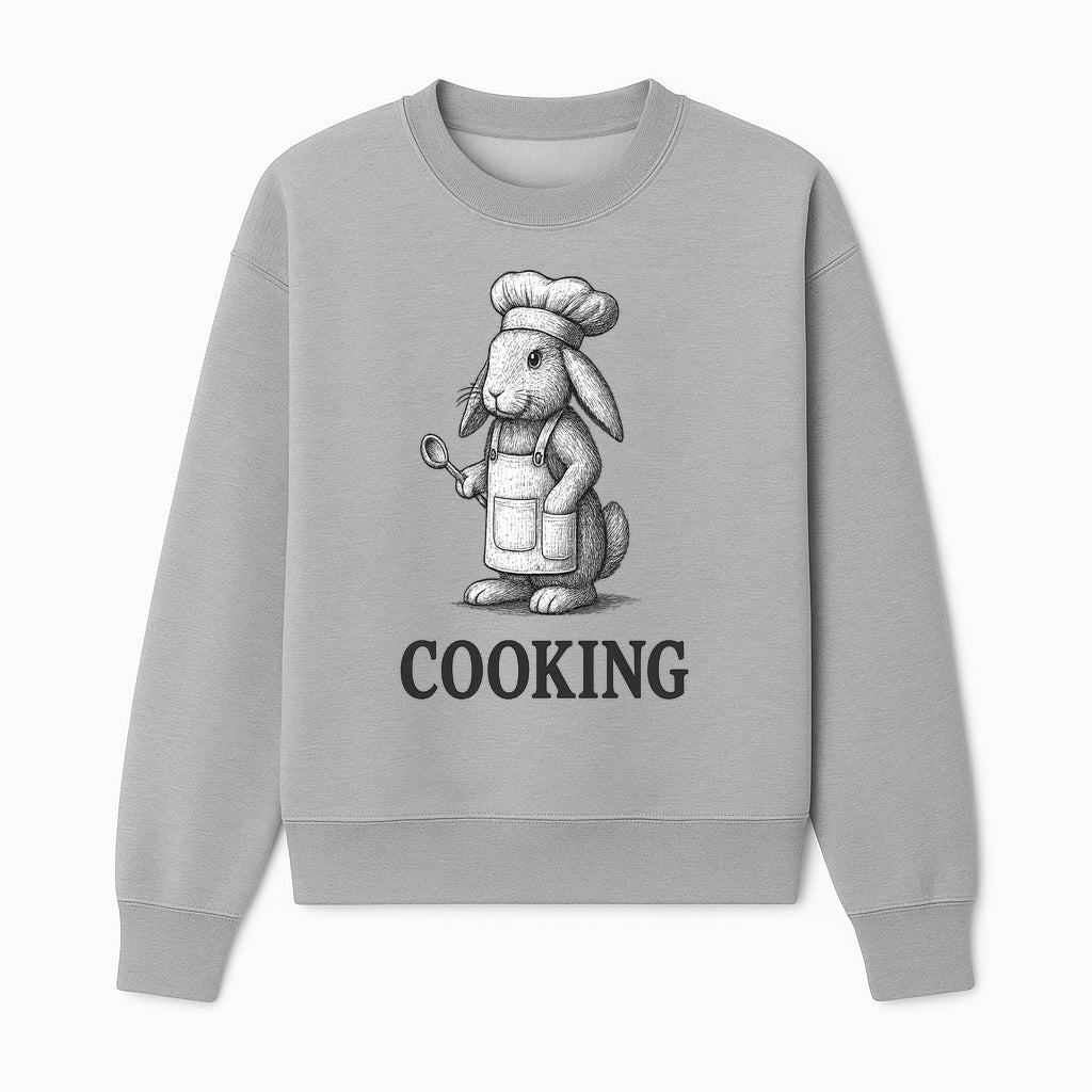 Chef Bunny Cooking Apron Design | Cute Rabbit Kitchen Decor | Baking Gift for Animal Lovers | Family Cooking Apron - Sweatshirt 1758181710627.jpg