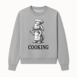 Chef Bunny Cooking Apron Design | Cute Rabbit Kitchen Decor | Baking Gift for Animal Lovers | Family Cooking Apron - Sweatshirt 1758181710627.jpg