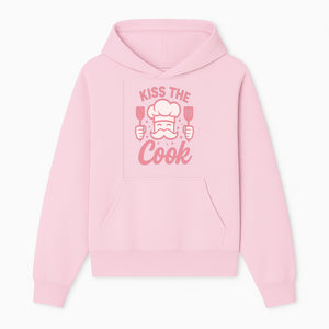 Kiss the Cook Chef Apron with Mustache Graphic - Fun Kitchen Gift for Home Cooks or BBQ Lovers - Hoodie 1758181710709.jpg