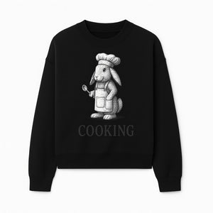 Chef Bunny Cooking Apron Design | Cute Rabbit Kitchen Decor | Baking Gift for Animal Lovers | Family Cooking Apron - Sweatshirt 1758181710786.jpg