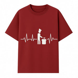 Chef Cooking Heartbeat Neon Sign | Kitchen D cor | Restaurant Wall Art | Foodie Gift | Cooking Passion Light - T-shirt 1758181710833.jpg