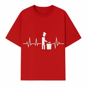 Chef Cooking Heartbeat Neon Sign | Kitchen D cor | Restaurant Wall Art | Foodie Gift | Cooking Passion Light - T-shirt 1758181711085.jpg
