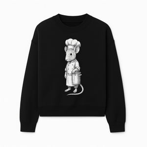 Chef Mouse Cartoon Illustration Art Print - Whimsical Kitchen Decor for Animal Lovers and Culinary Enthusiasts - Sweatshirt 1758181711319.jpg