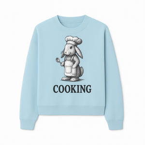 Chef Bunny Cooking Apron Design | Cute Rabbit Kitchen Decor | Baking Gift for Animal Lovers | Family Cooking Apron - Sweatshirt 1758181711375.jpg