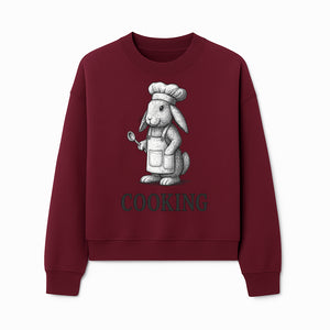 Chef Bunny Cooking Apron Design | Cute Rabbit Kitchen Decor | Baking Gift for Animal Lovers | Family Cooking Apron - Sweatshirt 1758181711677.jpg