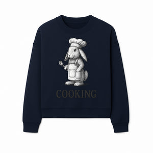Chef Bunny Cooking Apron Design | Cute Rabbit Kitchen Decor | Baking Gift for Animal Lovers | Family Cooking Apron - Sweatshirt 1758181711828.jpg