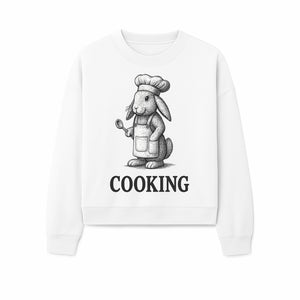 Chef Bunny Cooking Apron Design | Cute Rabbit Kitchen Decor | Baking Gift for Animal Lovers | Family Cooking Apron - Sweatshirt 1758181712311.jpg
