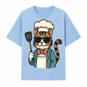 Cute Cat Chef with Sunglasses and Spatula, Funny Cooking Gift for Cat Lovers, Kitchen Decor, Chef Apparel, Pet-Themed Merchandise - T-shirt 1758181712355.jpg