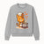 Cute Cat Chef Cooking with Love, Adorable Kitchen Decor, Animal Art Print, Whimsical Cooking Illustration, Gift for Cat Lovers - Sweatshirt 1758181712473.jpg