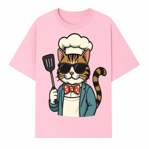 Cute Cat Chef with Sunglasses and Spatula, Funny Cooking Gift for Cat Lovers, Kitchen Decor, Chef Apparel, Pet-Themed Merchandise - T-shirt 1758181712497.jpg